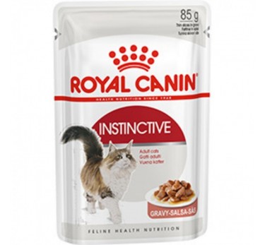 Royal Canin Instinctive в соусе для кошек старше 1-го года, пауч 85гр